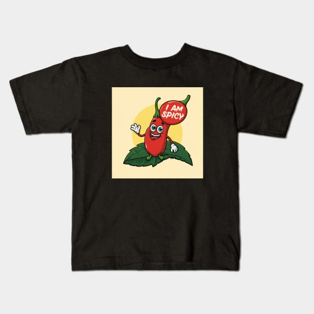 i am spicy Kids T-Shirt by Qasim